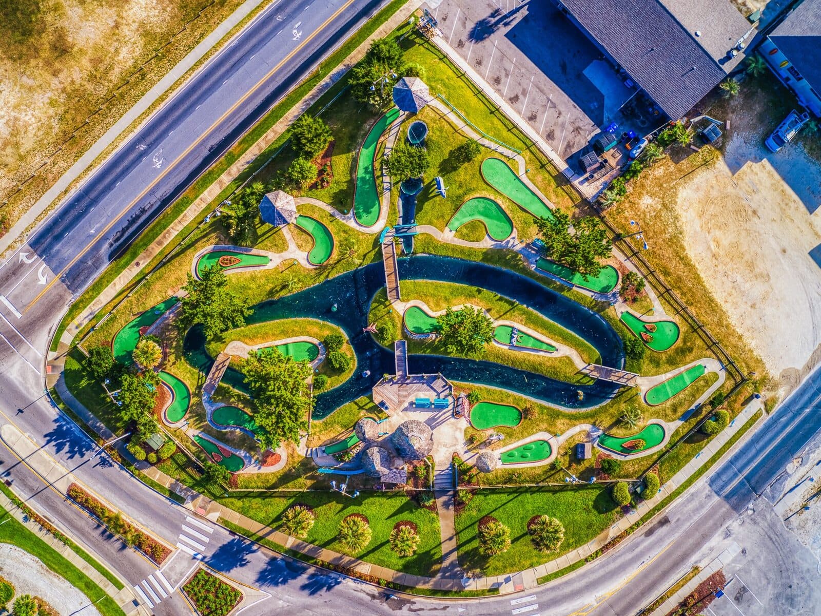 River Country Mini Golf aerial view