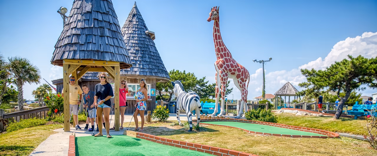 River Country Mini Golf near Ocean Isle Beach Pier